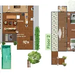 Authentic Thai Villa With Open-Air Living & Pool-Central-Huahin