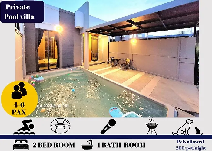 The Modern A46 Hua-Hin Private Poolvilla From Beach 3Km
