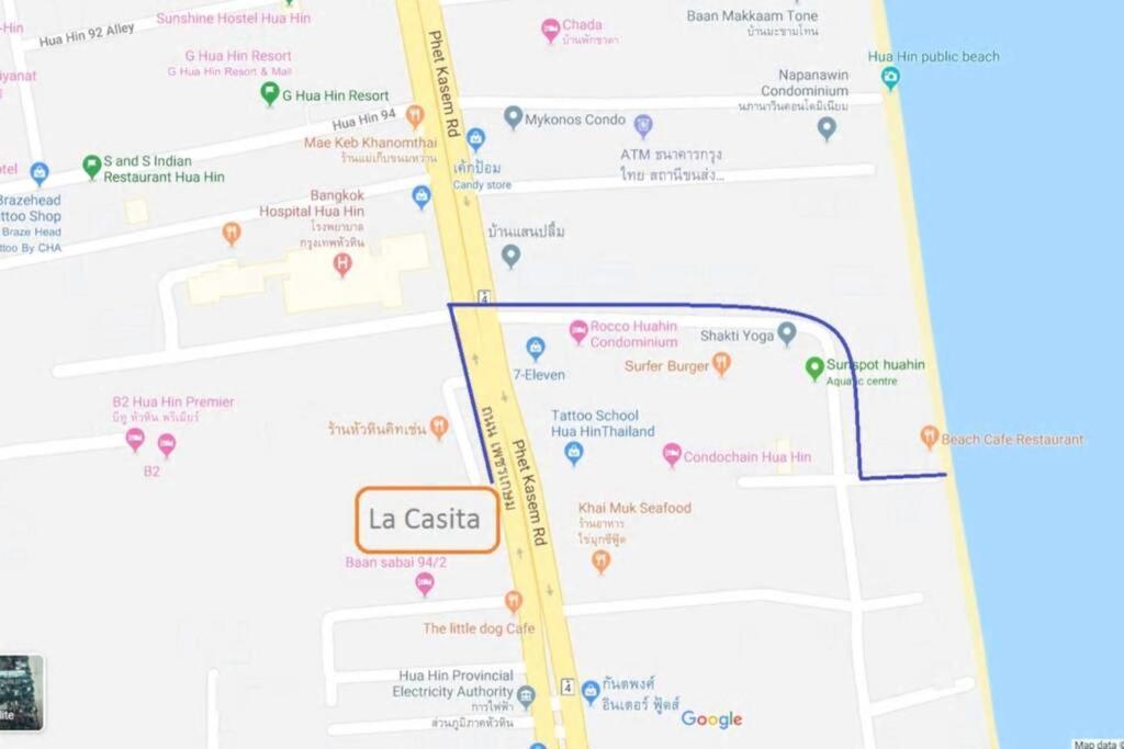 Great Sea View One Bed Condo, La Casita, Hua Hin. HHQ