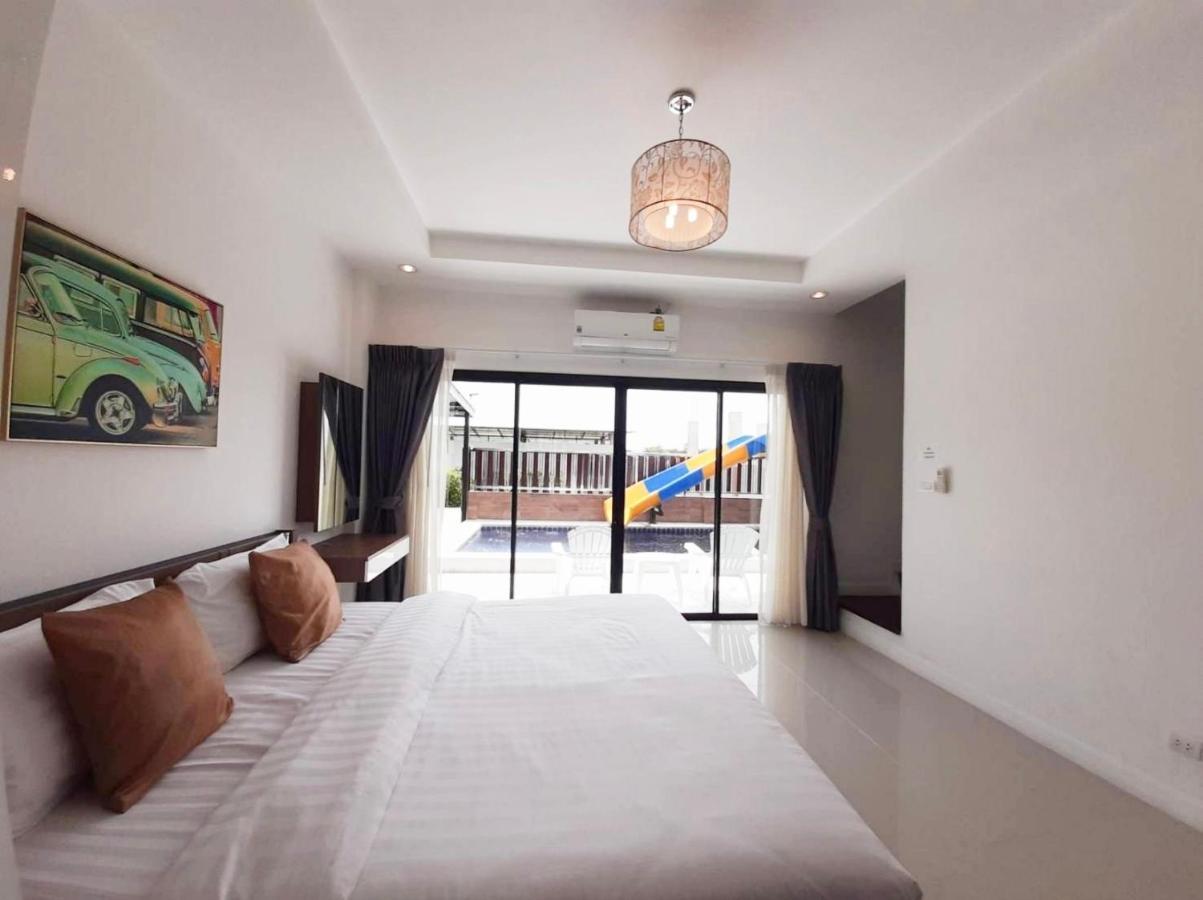 บ้านสไลเดอร์ พูลวิลล่า 4 ห้องนอน ปาร์ตี้ดังได้ * Hua Hin