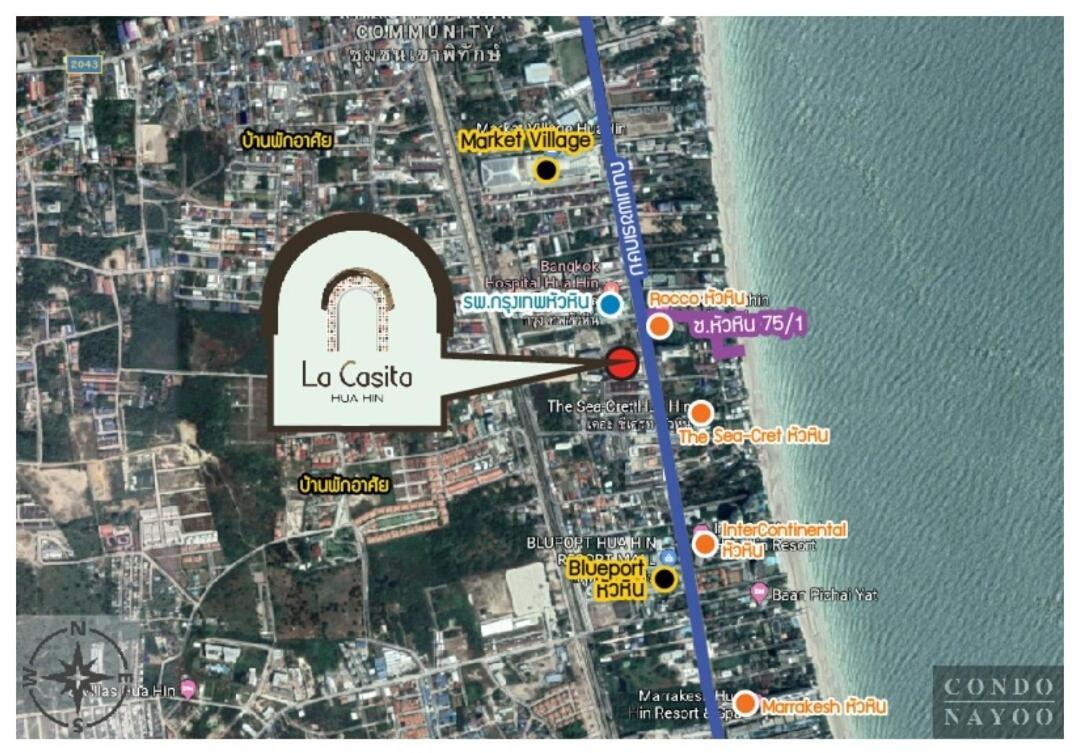Apartment La Casita Pool Access Only 10 Minutes To The Hua Hin