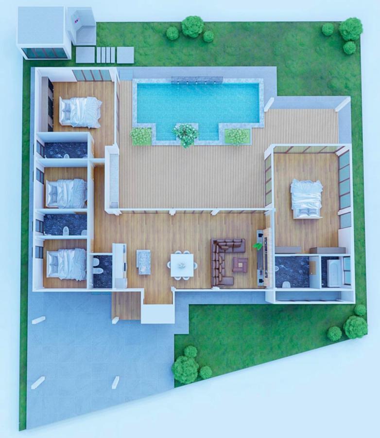 Villa Luxurious 4-bedroom Pool With Best Mountain Views