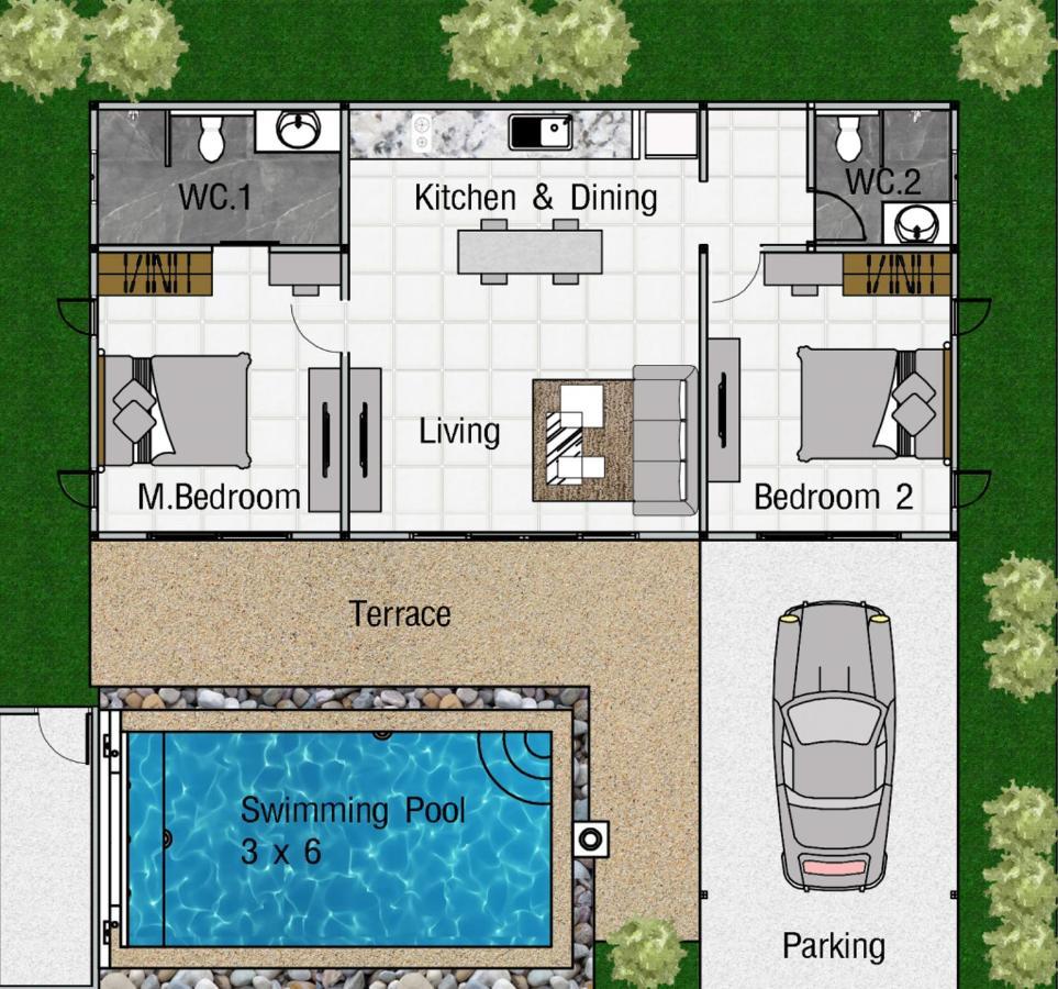 2 Bed Contemporary Pool Hua Hin