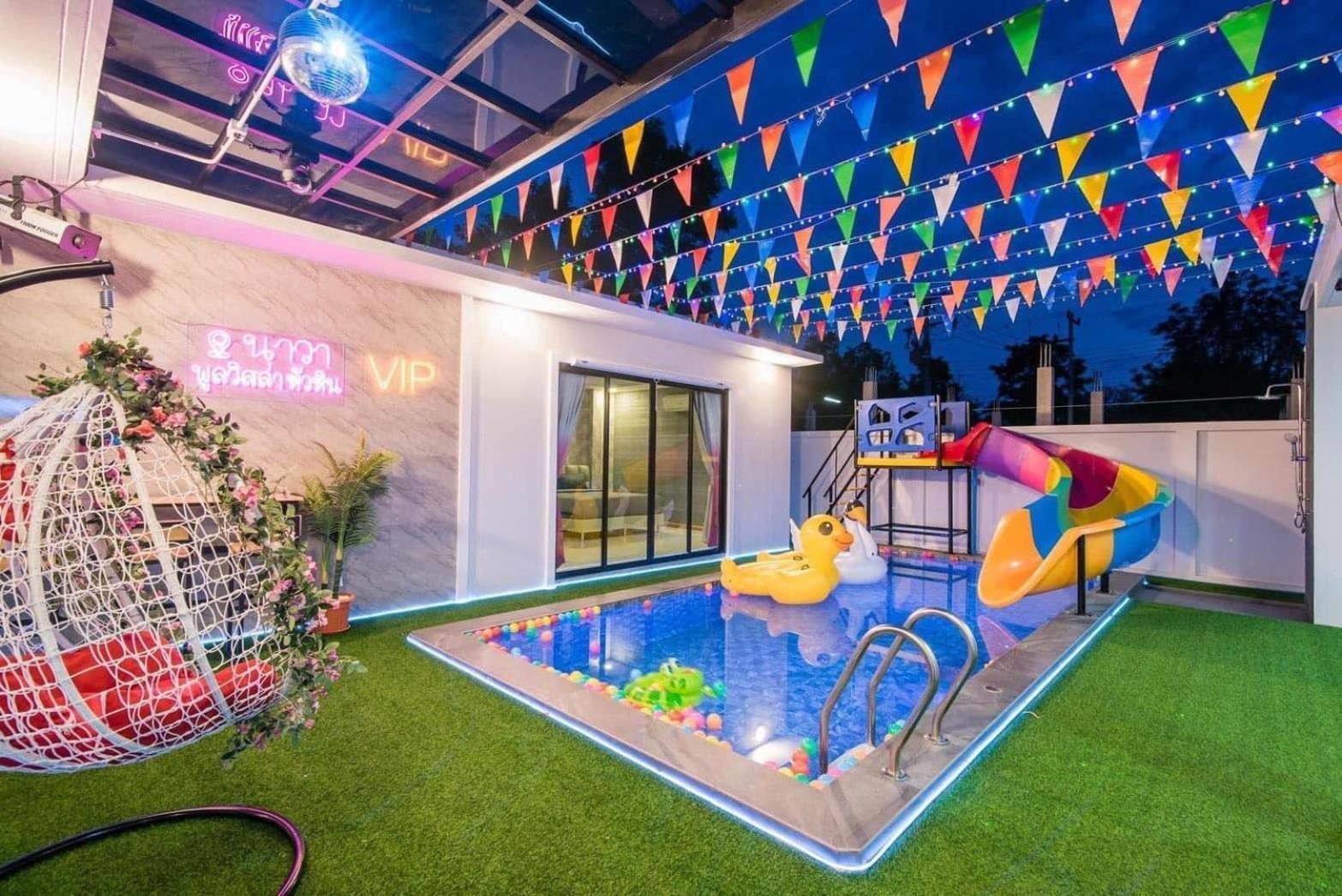 นาวาพูลวิลล่าหัวหิน Vip Apartment *