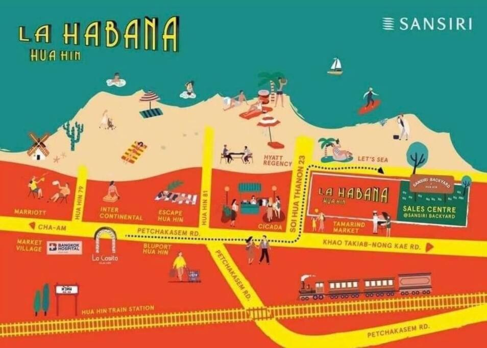 ชีวิตมีความสุข ที่ลาฮาบานา กับวิวที่ยอดเยี่ยม 1ห้องนอน Apartment