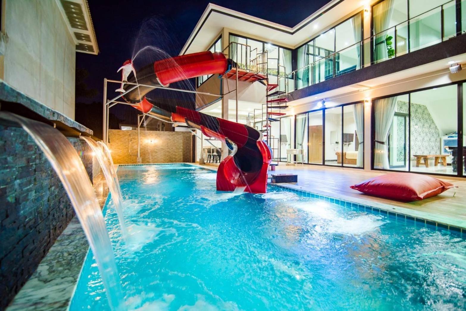 บ้านพักblue Sky Pool Villa *