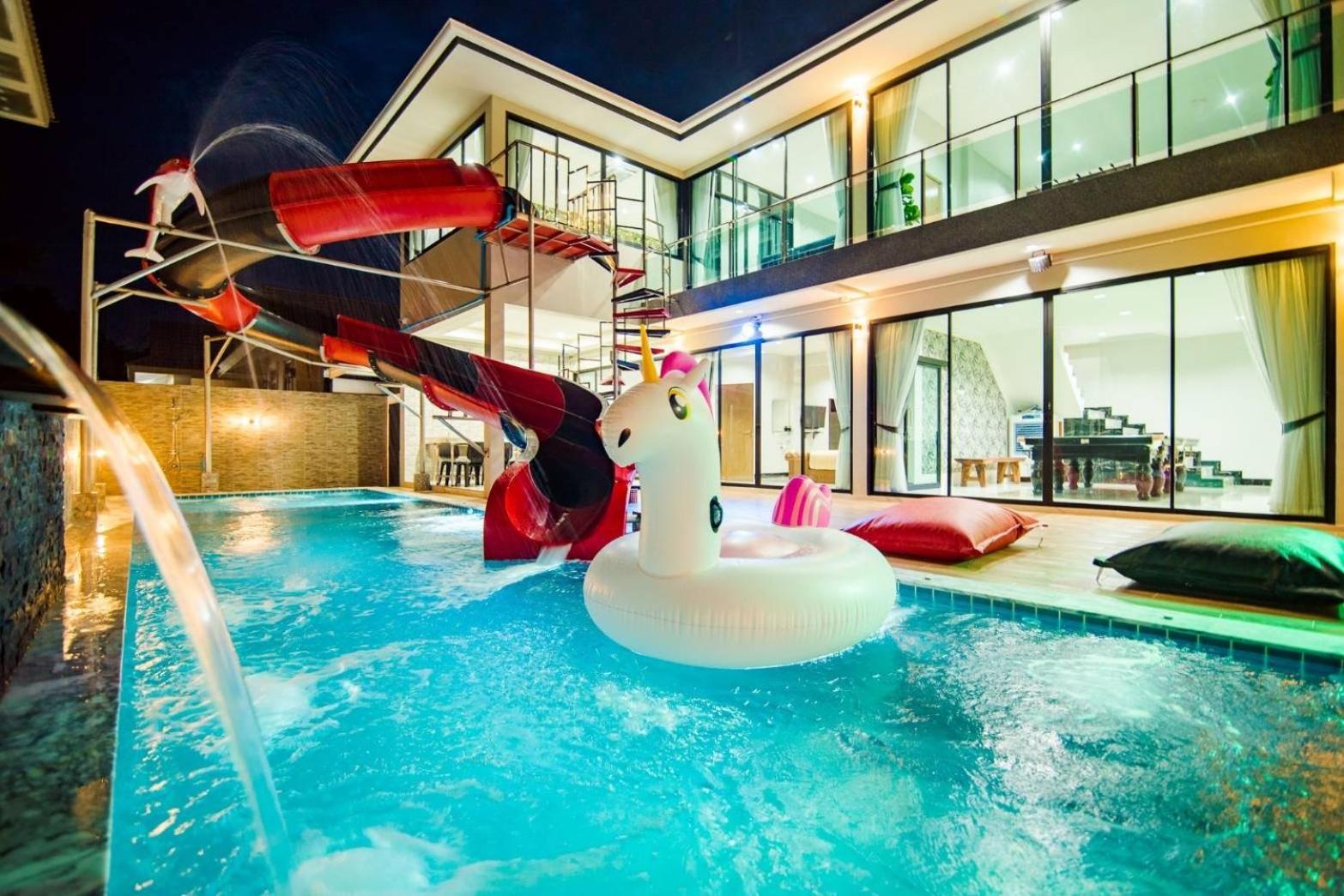 บ้านพักblue Sky Pool Villa