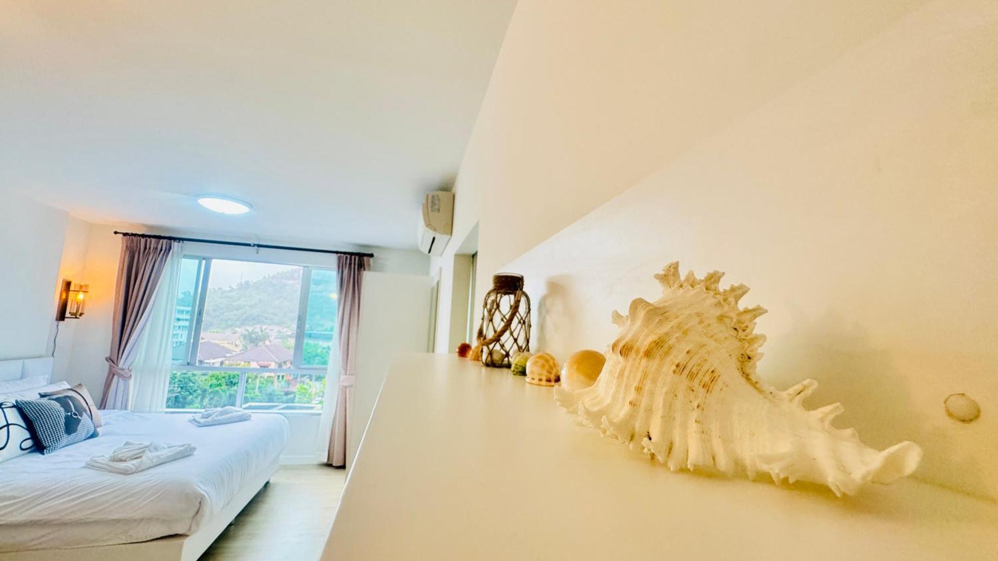 Sea&mountain View,5 Mins Walk To Famous With King Size Bed Apartment Hua Hin