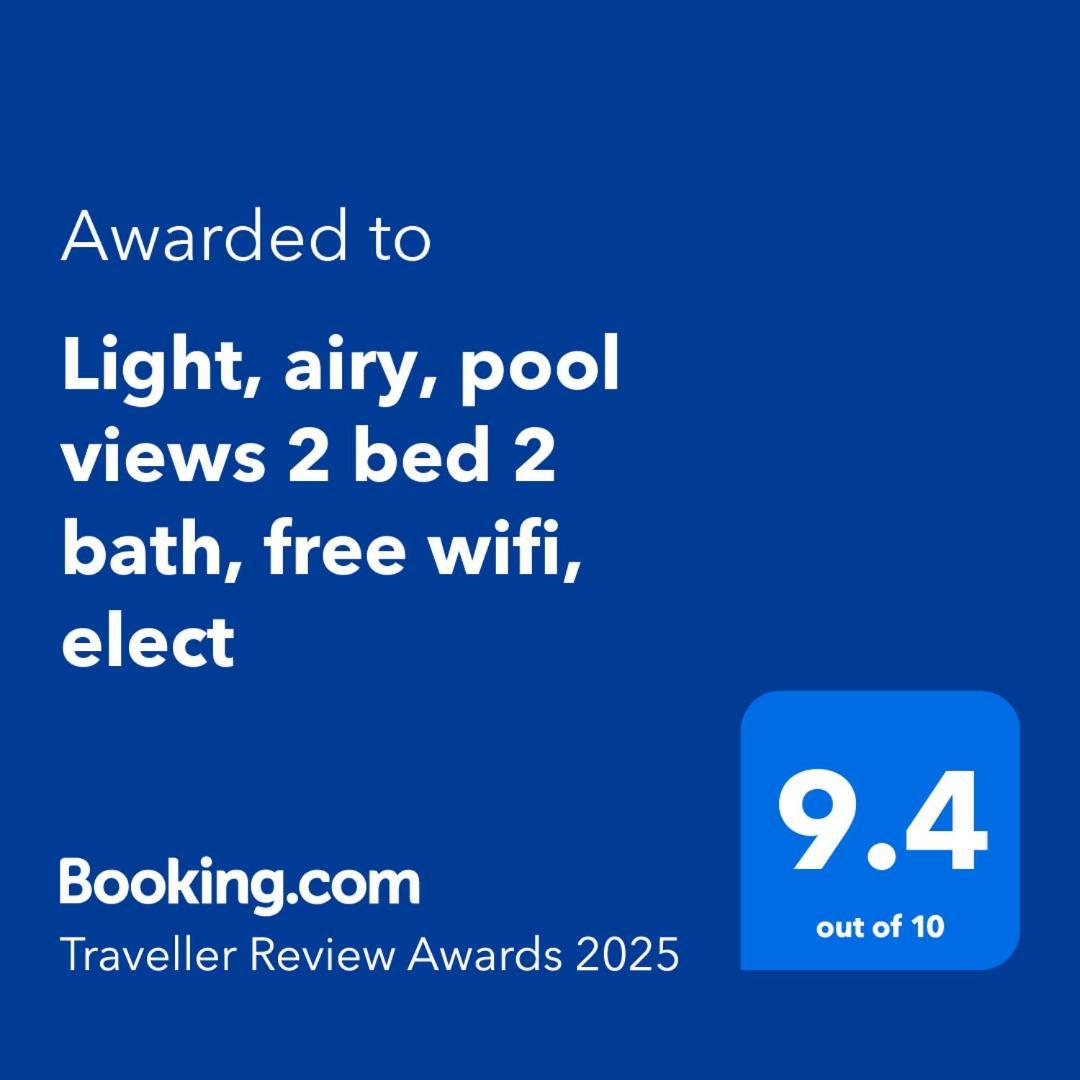 Light, Airy, Pool Views 2 Bed 2 Bath, Free Wifi, Elect * Hua Hin