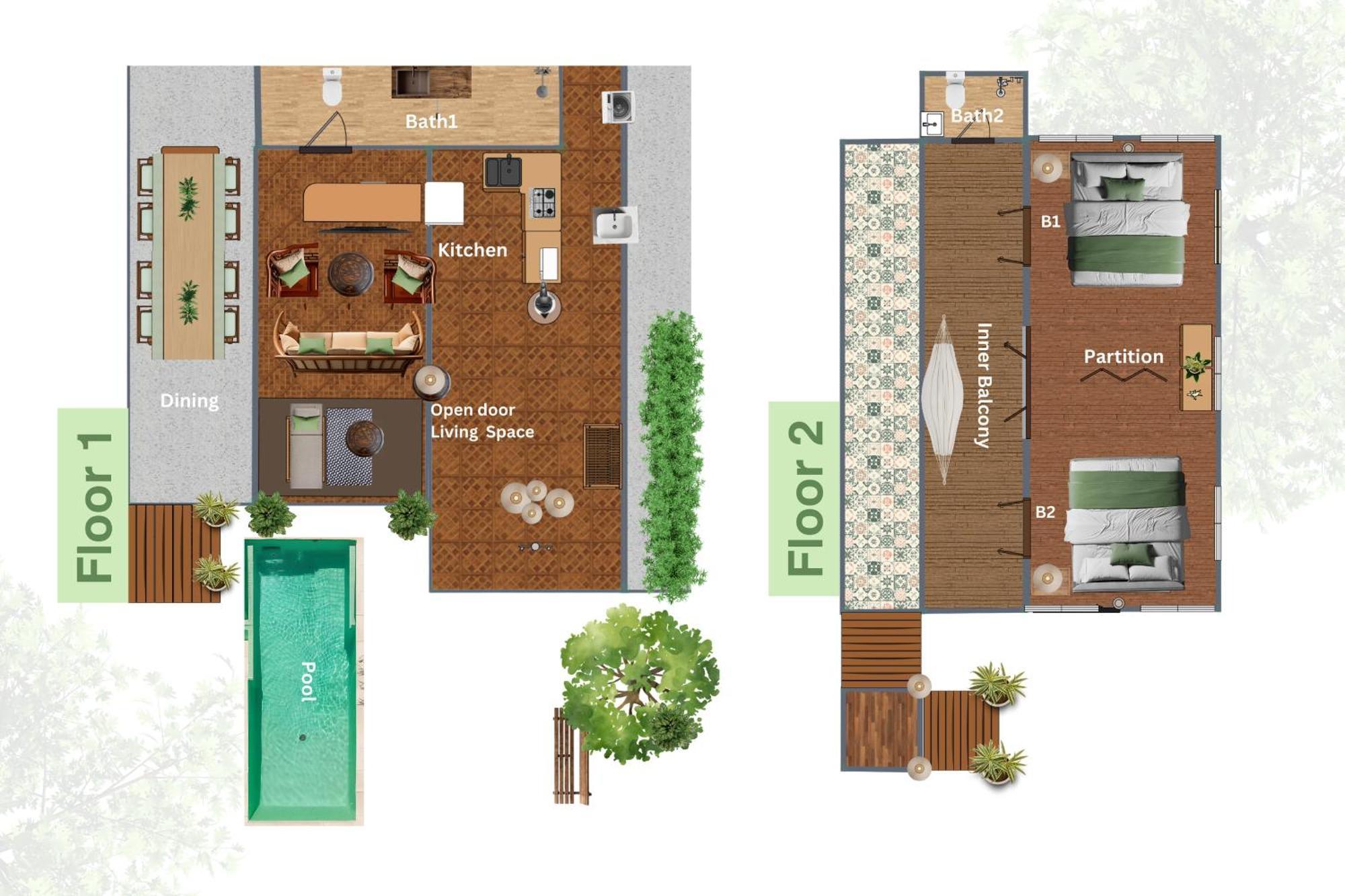 Authentic Thai With Open-air Living & Pool-central-huahin Villa