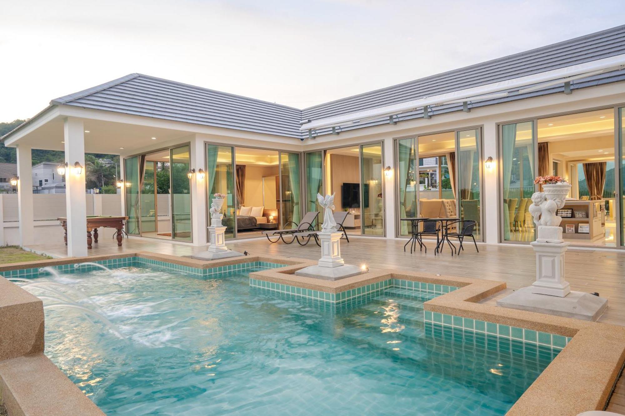 Prime Twilight 4-bedroom Pool With Mountains Hua Hin