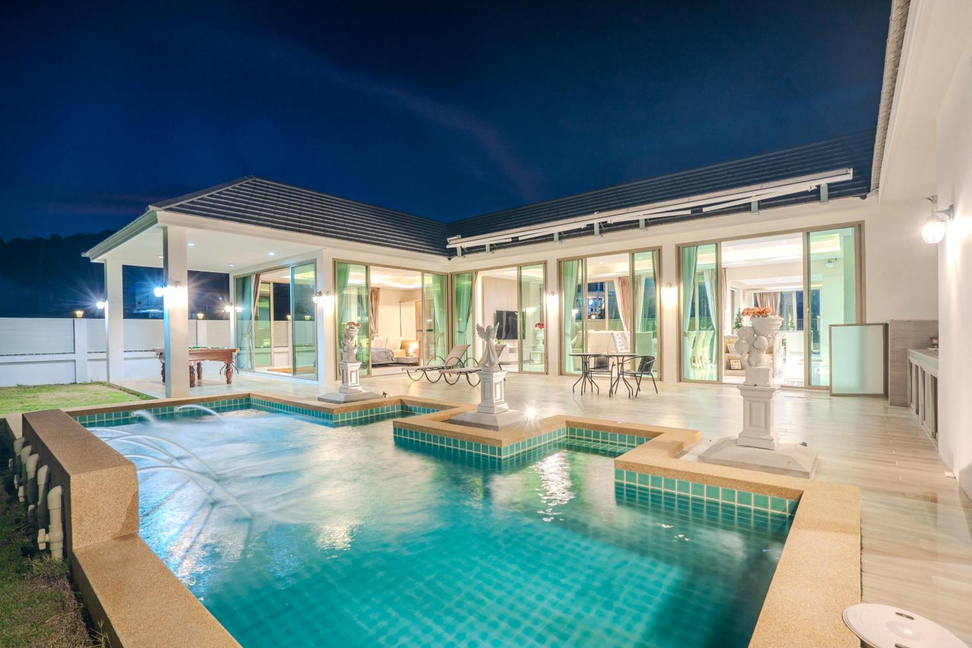 Prime Twilight 4-bedroom Pool With Mountains *