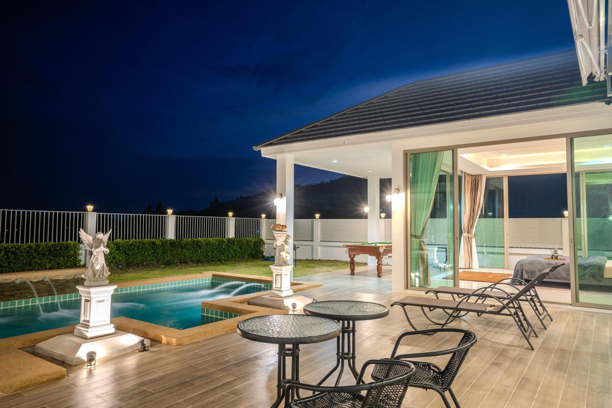 Prime Twilight 4-bedroom Pool With Mountains Hua Hin