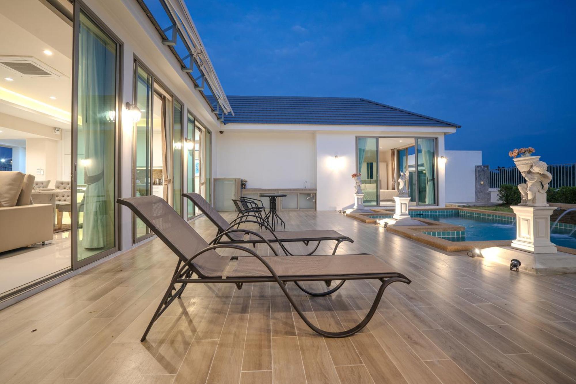 Prime Twilight 4-bedroom Pool With Mountains Hua Hin