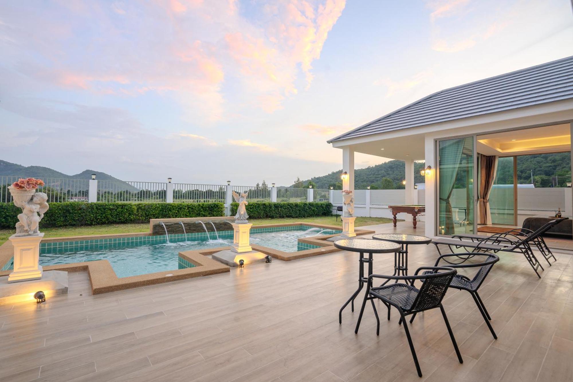 Prime Twilight 4-bedroom Pool With Mountains * Hua Hin