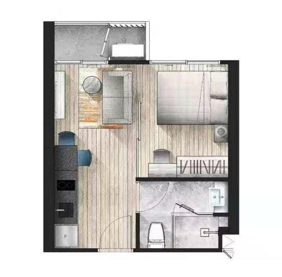 Apartment D2 Residences 华欣市中心近海滩近商场酒店式公寓可加床有连通房型 *