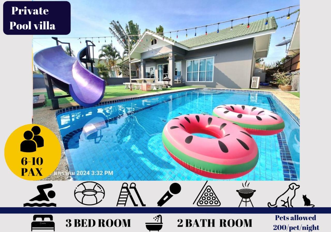 Miami Hua-hin Private Pool From Beach 8km Hua Hin